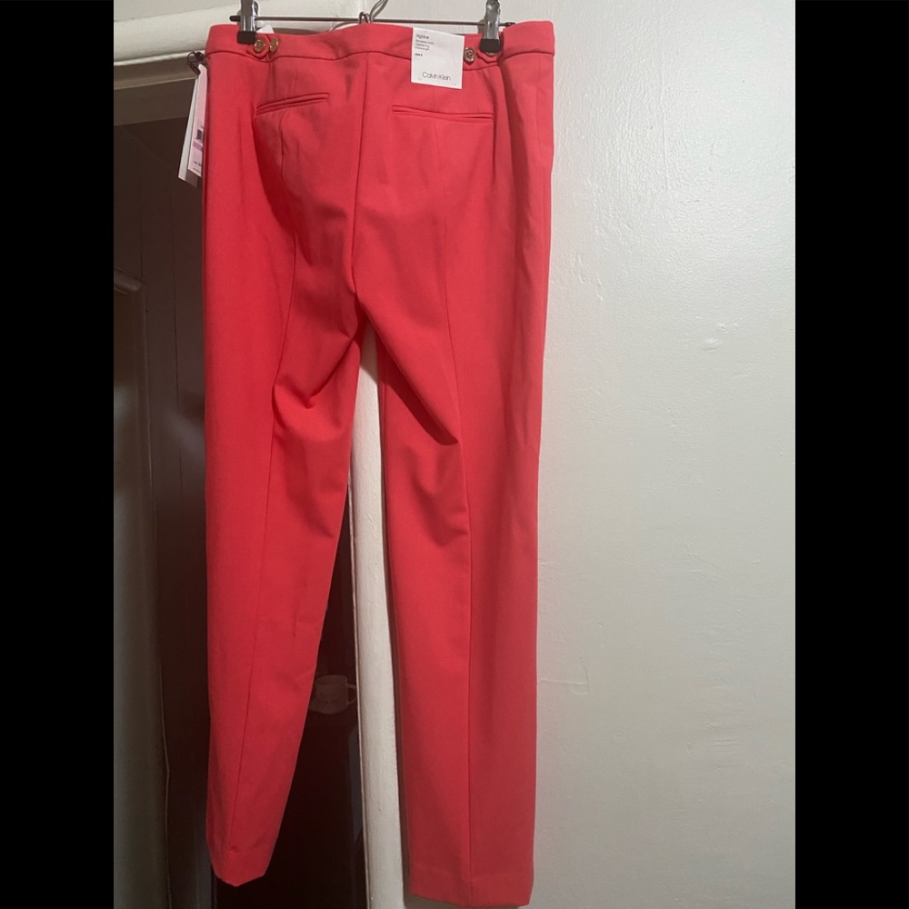 Pink Ankle length Calvin Klein pants - Picture 2 of 4